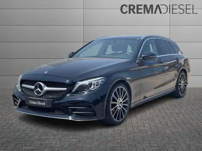 Usata Mercedes C220 Premium 194 CV (142 kW) 2019 Nero Station wagon