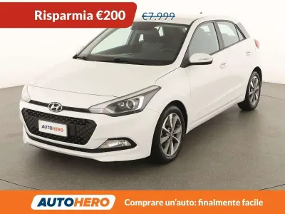 Usata Hyundai i20 Style 75 CV (55 kW) 2015 Bianco Berlina