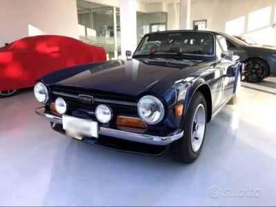 Usata Triumph TR6 1970 Blu Cabrio