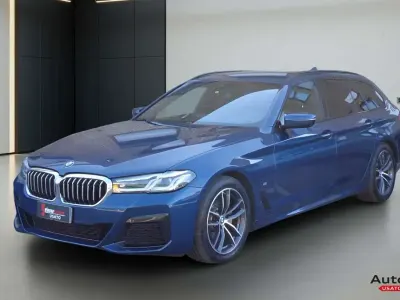 Usata BMW 520 190 CV (139 kW) 2020 N5f blu cobalto metallizzato Station wagon
