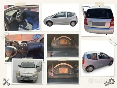 Usata Citroën C2 60 CV (44 kW) 2004 Grigio Utilitaria