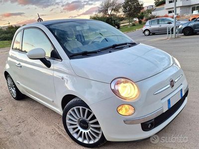 Usata Fiat 500 Lounge 69 CV (50 kW) 2015 Bianco Utilitaria