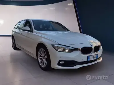 Usata BMW 320 Advantage 190 CV (139 kW) 2017 Bianco Station wagon