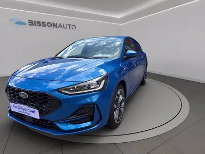 Usata Ford Focus ST-Line X 125 CV (91 kW) 2023 Desert island blue (metallizzato) Berlina