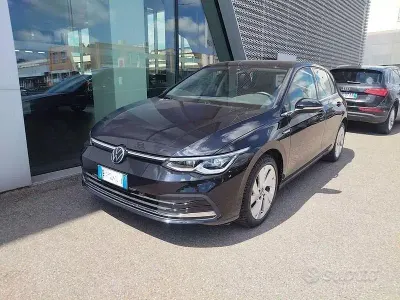 Usata VW Golf VIII Style 131 CV (96 kW) 2022 Nero Berlina