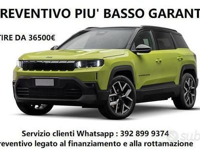 Nuova Jeep Compass Altitude 145 CV (106 kW) 2025 Bianco SUV