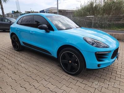 Usata Porsche Macan S 250 CV (183 kW) 2015 Blu SUV