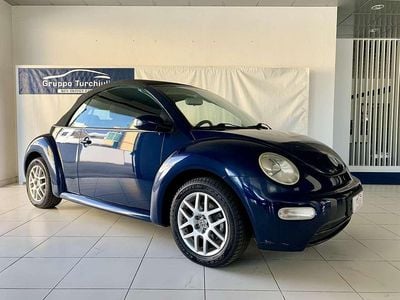 Begagnad VW New Beetle 101 HK (74 kW) 2005 Blå Halvkombi