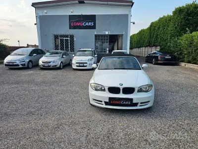 Usata BMW 118 Cabriolet 143 CV (105 kW) 2008 Bianco Cabrio