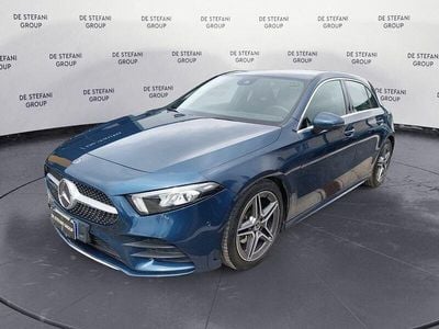 Usata Mercedes A180 Premium 116 CV (85 kW) 2020 Blu Utilitaria