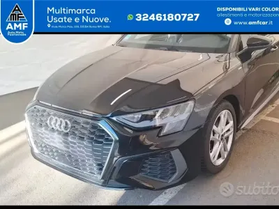 Käytetty Audi A3 S-Line 116 HP (85 kW) 2023 Musta Sedan