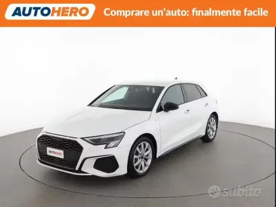 Usata Audi A3 S-Line 150 CV (110 kW) 2023 Bianco Berlina
