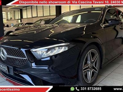 Usata Mercedes A180 AMG Line Premium 136 CV (100 kW) 2025 Nero Berlina