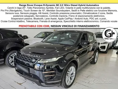 Usata Land Rover Range Rover evoque SE Dynamic 163 CV (119 kW) 2023 Santorini black SUV