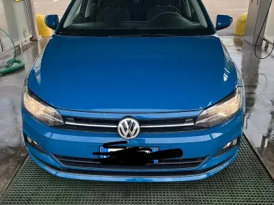 Usata VW Polo 95 CV (69 kW) 2018 Blu Berlina