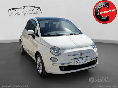 Usata Fiat 500 Lounge 69 CV (50 kW) 2014 Bianco Utilitaria