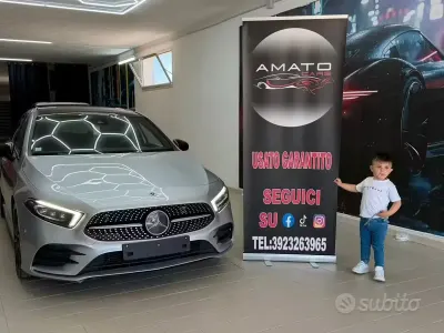 Usata Mercedes A200 Premium 150 CV (110 kW) 2022 Grigio Berlina