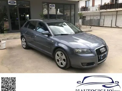 Usata Audi A3 Sportback 140 CV (102 kW) 2005 Grigio Utilitaria