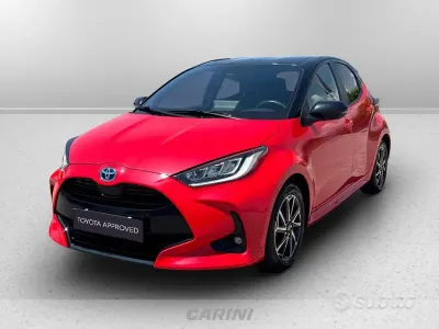 Usata Toyota Yaris Hybrid Style 116 CV (85 kW) 2022 Rosso Berlina