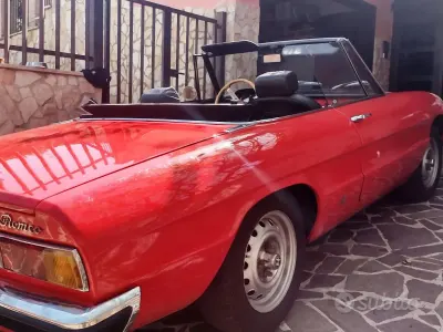 Usata Alfa Romeo Spider 1970 Rosso Cabrio