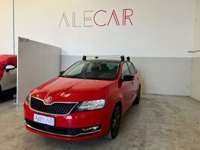Usata Skoda Rapid Design Edition 110 CV (80 kW) 2018 Rosso Utilitaria