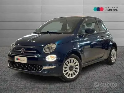 Usata Fiat 500C Dolcevita 69 CV (50 kW) 2022 Blu Cabrio