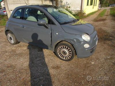 Usata Fiat 500 Lounge 69 CV (50 kW) 2011 Grigio Utilitaria