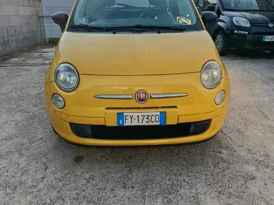 Usata Fiat 500 Pop 69 CV (50 kW) 2009 Giallo Cabrio