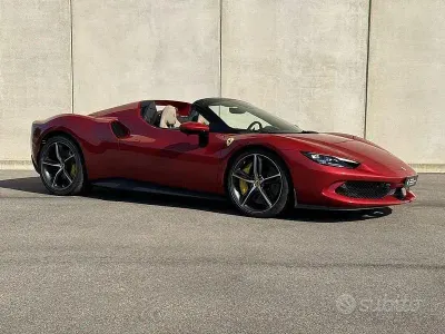Nuova Ferrari 296 663 CV (487 kW) 2025 Rosso Cabrio