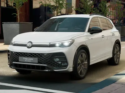Nuova VW Tiguan R-line Plus 204 CV (150 kW) 2026 Pure white SUV