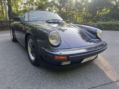 Usata Porsche 911 218 CV (160 kW) 1987 Blu/azzurro Cabrio