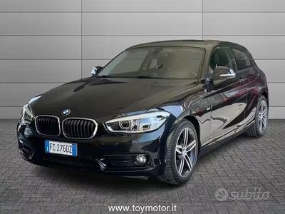 Usata BMW 116 Sport Line 116 CV (85 kW) 2016 Nero Utilitaria