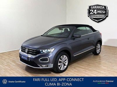 Usata VW T-Roc Cabriolet Style 110 CV (80 kW) 2022 Smoky grey Cabrio