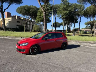 Usata VW Golf VI GTI 210 CV (154 kW) 2009 Rosso Utilitaria