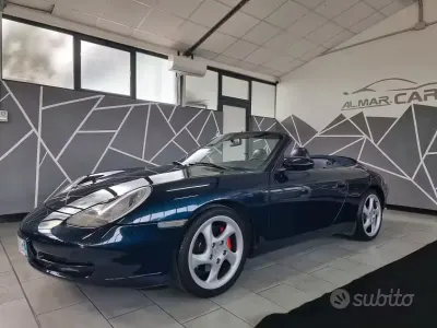 Usata Porsche 911 Carrera Cabriolet 300 CV (220 kW) 2000 Blu Cabrio