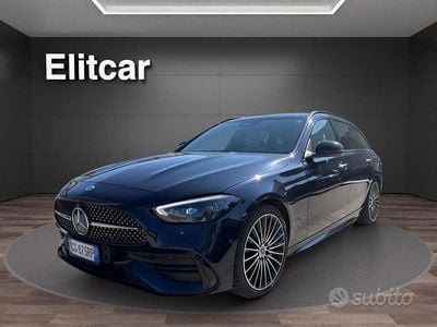 Usata Mercedes C220 Premium Plus 200 CV (147 kW) 2022 Blu cavansite Station wagon
