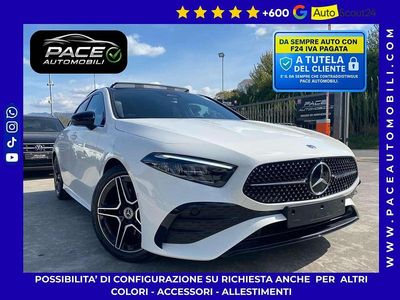 Usata Mercedes A180 Premium 116 CV (85 kW) 2024 Bianco metallizzato Berlina