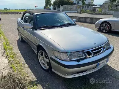 Usata Saab 9-3 Cabriolet 131 CV (96 kW) 2000 Grigio Cabrio
