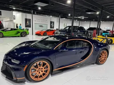 Usata Bugatti Chiron 2021 Blu Coupé