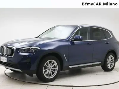 Usata BMW X3 190 CV (139 kW) 2022 Phytonic blue metallizzato SUV