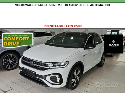 Usata VW T-Roc R-line 150 CV (110 kW) 2023 Bianco SUV