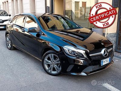 Usata Mercedes A180 109 CV (80 kW) 2017 Nero met Berlina