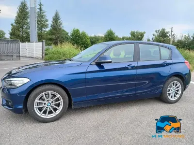 Usata BMW 114 Efficient Dynamics 95 CV (69 kW) 2018 Blu/azzurro Utilitaria