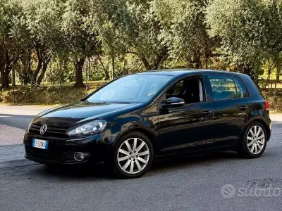 Usata VW Golf VII Highline 105 CV (77 kW) 2012 Nero Berlina