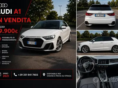 Usata Audi A1 S-Line 110 CV (80 kW) 2021 Bianco SUV
