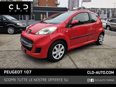 Usata Peugeot 107 Access 68 CV (50 kW) 2012 Rosso Utilitaria