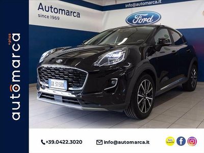 Usata Ford Puma Titanium 125 CV (91 kW) 2022 Nero metallizzato SUV