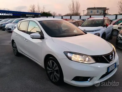 Gebraucht Nissan Pulsar Tekna 110 PS (80 kW) 2015 Weiß Kleinwagen
