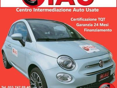 Usata Fiat 500C 70 CV (51 kW) 2024 Blu Cabrio