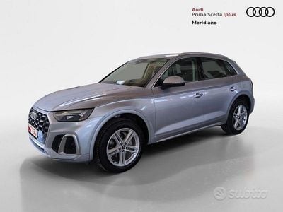 Usata Audi Q5 S-line plus 204 CV (150 kW) 2022 Argento floret metallizzato SUV